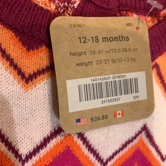 NEW!  Crazy 8 sweater Dress - Picture 5 of 7